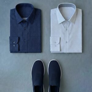 Two shirts with trendy designs