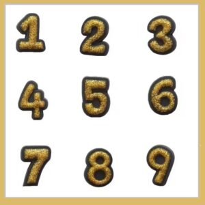 Numbers Charms - Gold Collection