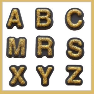 Letters Charms - Gold Collection