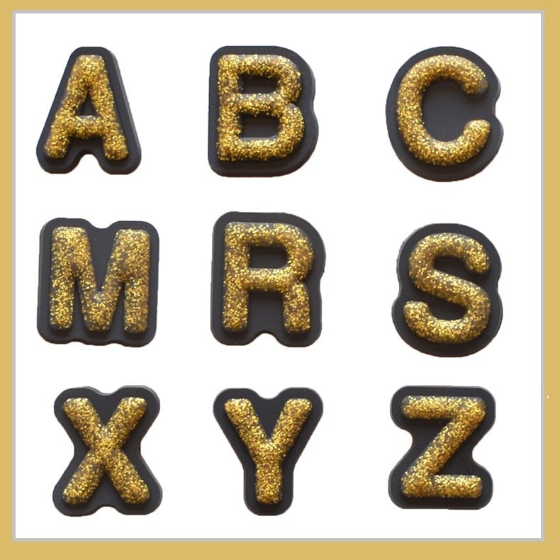 Letters Charms - Gold Collection